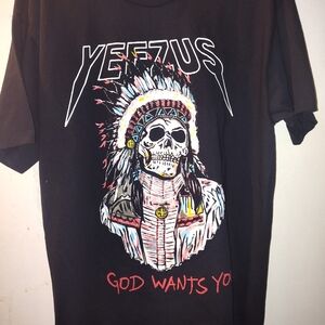 Element Black Graphic Tee with Skull Design